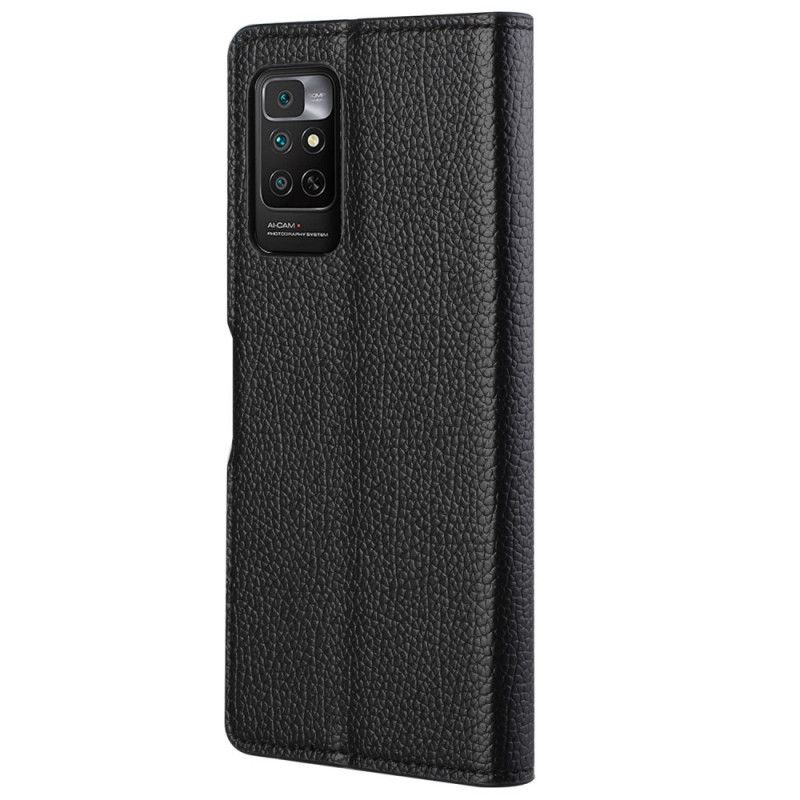 Læder Cover Xiaomi Redmi Note 11 / 11S Litchi Korn