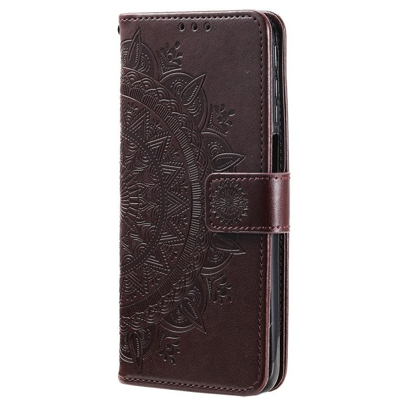 Læder Cover Xiaomi Redmi Note 11 / 11S Søn Mandala