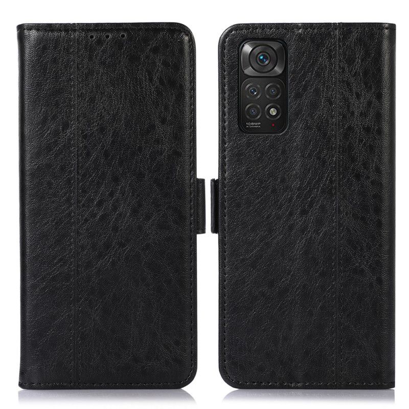 Læder Cover Xiaomi Redmi Note 11 / 11S Subtil Syning