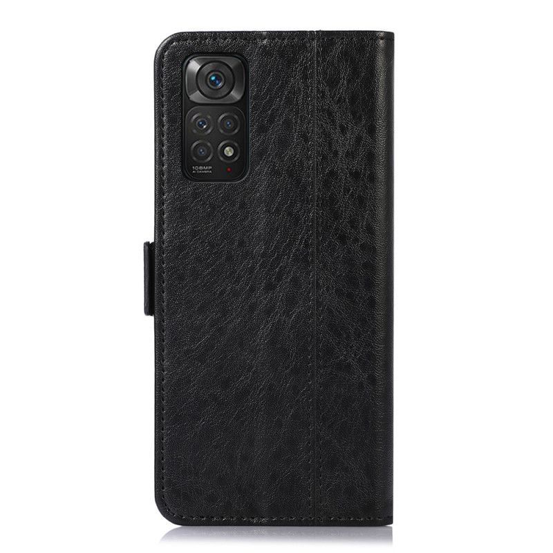 Læder Cover Xiaomi Redmi Note 11 / 11S Subtil Syning