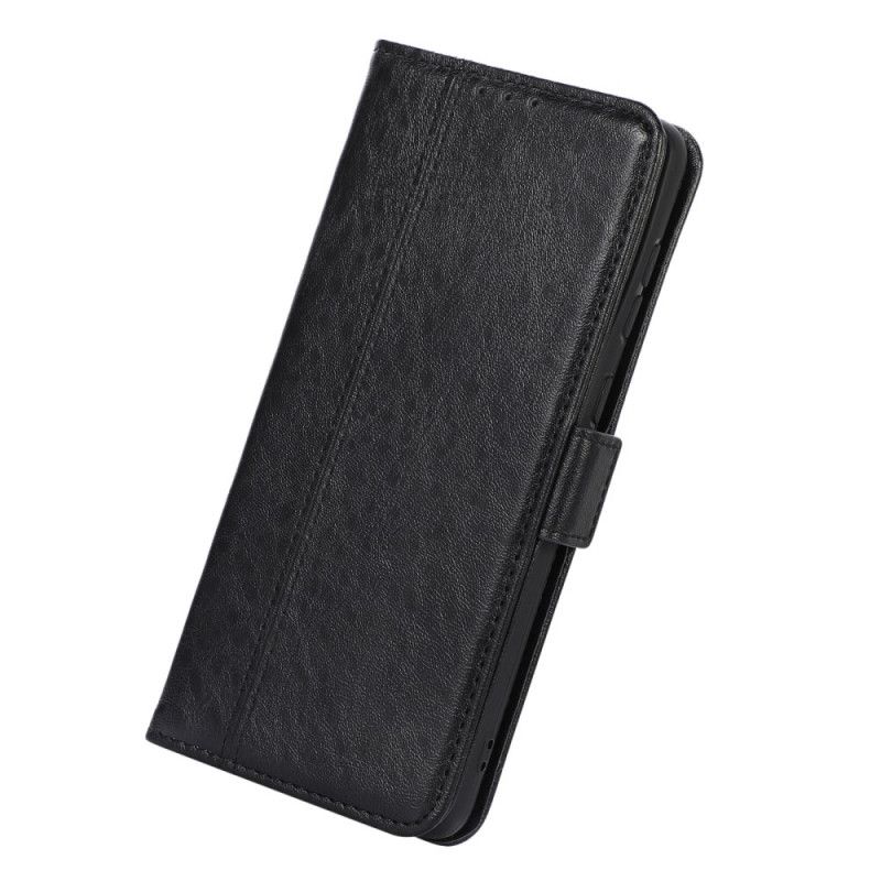 Læder Cover Xiaomi Redmi Note 11 / 11S Subtil Syning