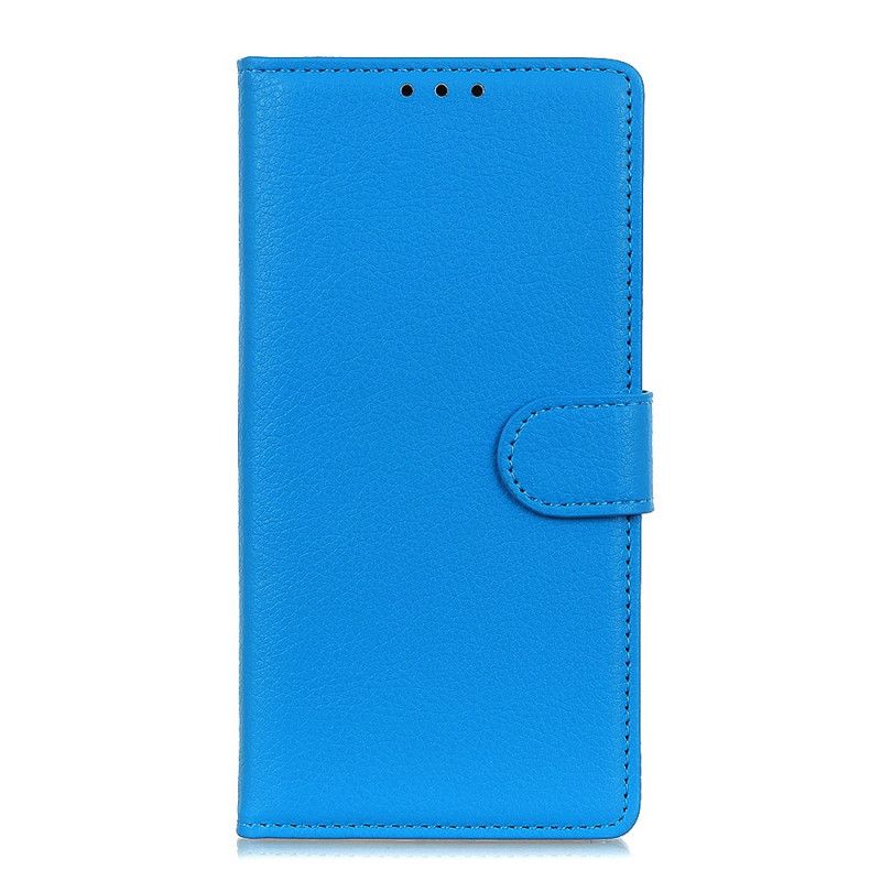 Læder Cover Xiaomi Redmi Note 11 / 11S Traditionelt Litchi