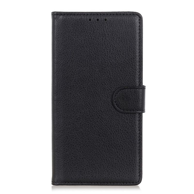 Læder Cover Xiaomi Redmi Note 11 / 11S Traditionelt Litchi