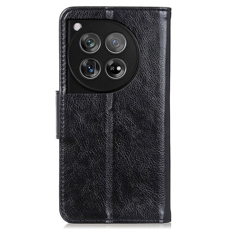 Læder Cover Oneplus 12 5g Telefon Etui Split Nappa Læder