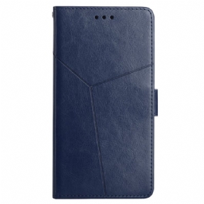 Læder Cover Oneplus 12 5g Y Strap Design