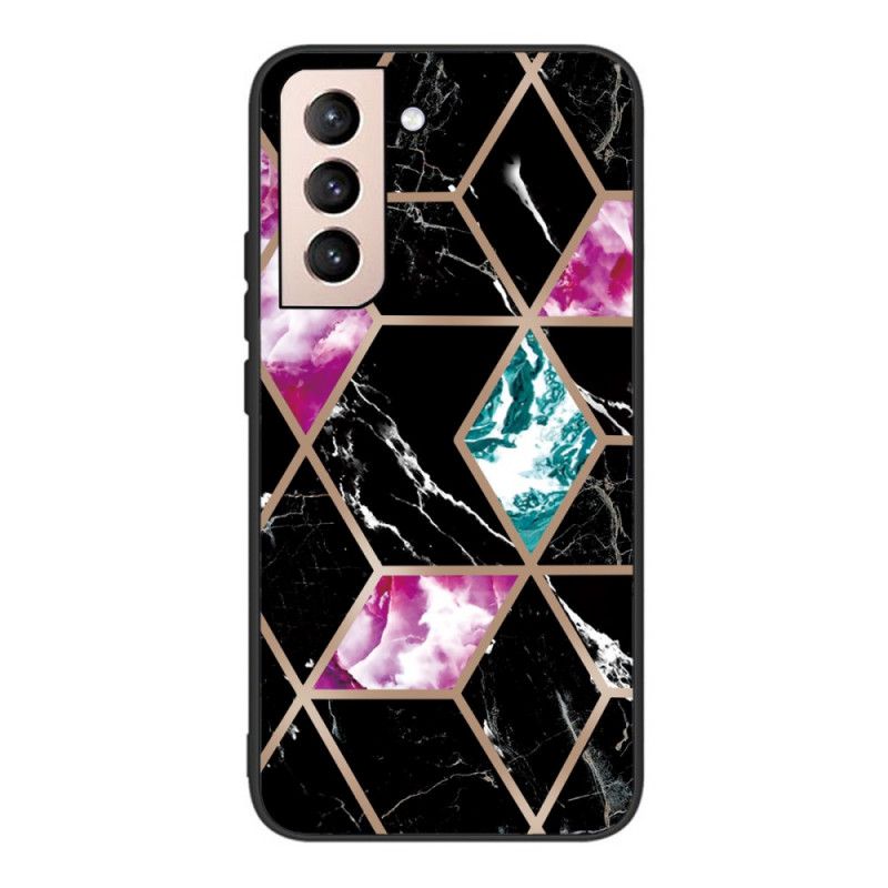 Cover Samsung Galaxy S22 Plus 5G Afvist Geometrisk Marmor