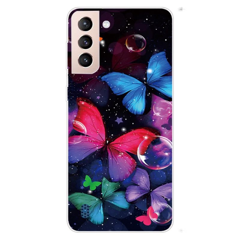 Cover Samsung Galaxy S22 Plus 5G Fleksible Sommerfugle