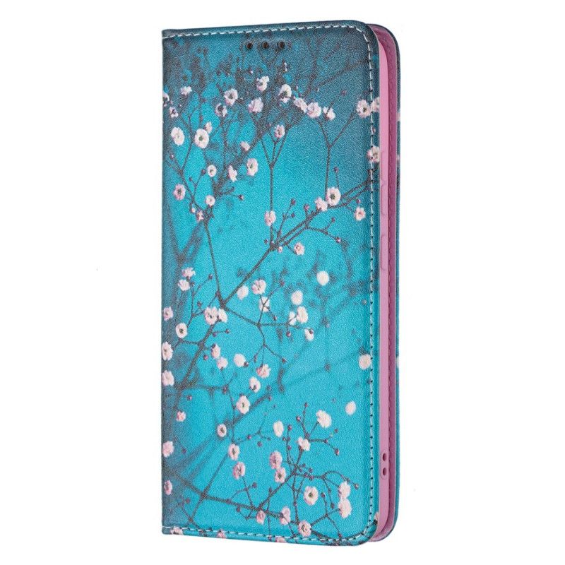 Cover Samsung Galaxy S22 Plus 5G Flip Cover Blomstrende Grene