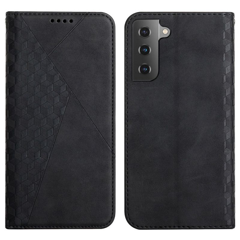 Cover Samsung Galaxy S22 Plus 5G Flip Cover Læderstil Med Diamanttekstur