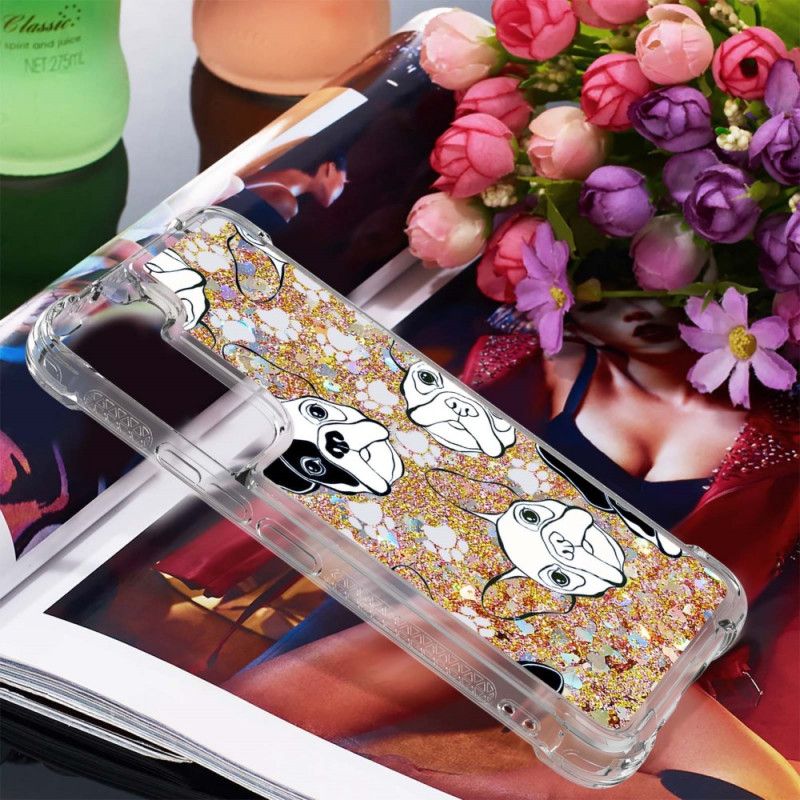 Cover Samsung Galaxy S22 Plus 5G Hr Glitter Dog