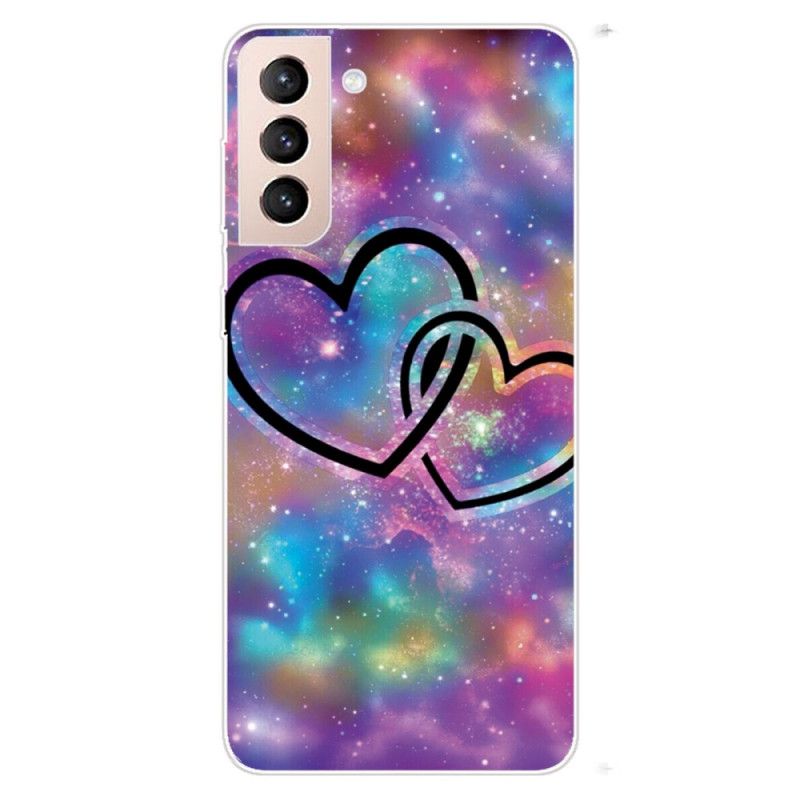 Cover Samsung Galaxy S22 Plus 5G Kædte Hjerter