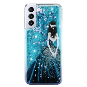 Cover Samsung Galaxy S22 Plus 5G Pailletterkvinde