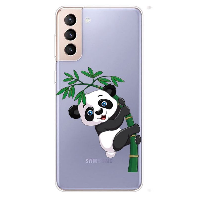 Cover Samsung Galaxy S22 Plus 5G Panda På Bambus