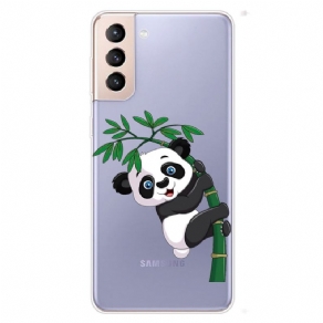 Cover Samsung Galaxy S22 Plus 5G Panda På Bambus