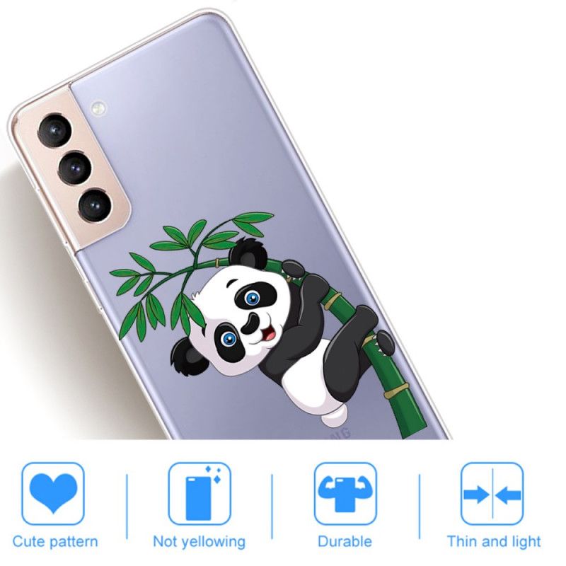 Cover Samsung Galaxy S22 Plus 5G Panda På Bambus