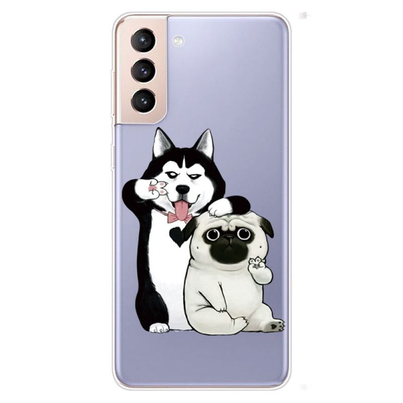 Cover Samsung Galaxy S22 Plus 5G Sjove Hunde