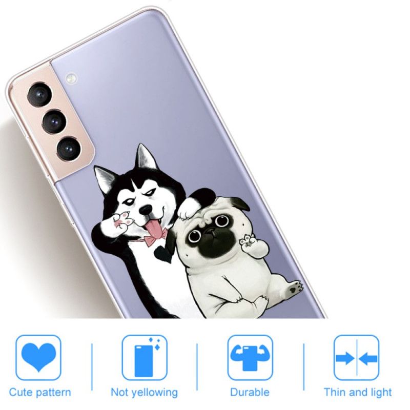 Cover Samsung Galaxy S22 Plus 5G Sjove Hunde