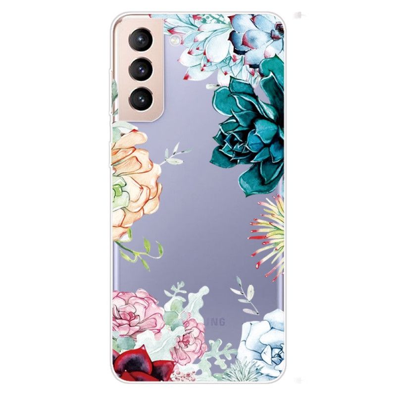 Cover Samsung Galaxy S22 Plus 5G Sømløse Akvarelblomster