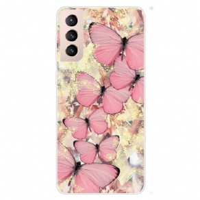 Cover Samsung Galaxy S22 Plus 5G Sommerfugle Sommerfugle