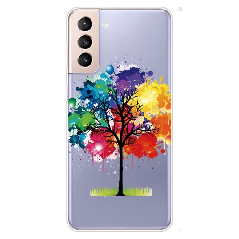 Cover Samsung Galaxy S22 Plus 5G Transparent Akvareltræ