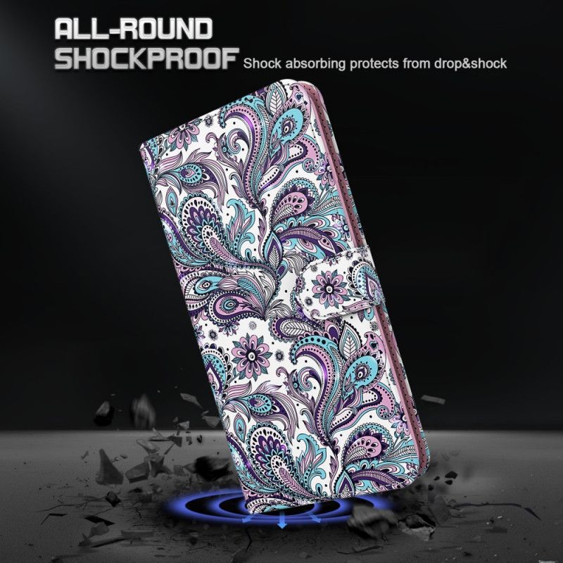 Flip Cover Samsung Galaxy S22 Plus 5G Blomstermønstre