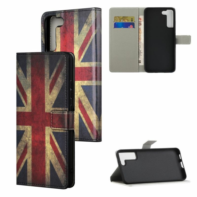 Flip Cover Samsung Galaxy S22 Plus 5G Englands Flag