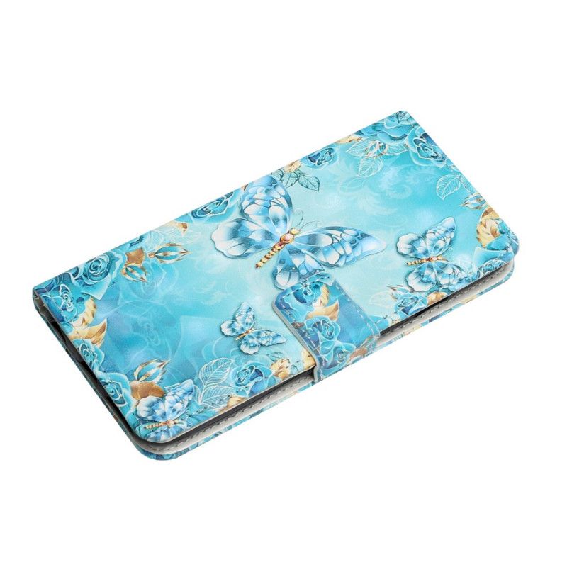 Flip Cover Samsung Galaxy S22 Plus 5G Flyvende Sommerfugle