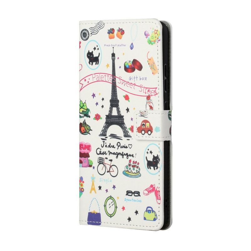 Flip Cover Samsung Galaxy S22 Plus 5G Jeg Elsker Paris