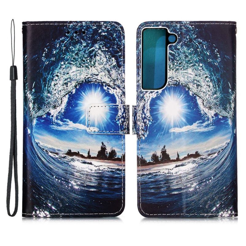 Flip Cover Samsung Galaxy S22 Plus 5G Kiff The Wave