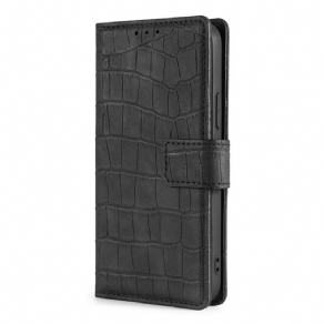 Flip Cover Samsung Galaxy S22 Plus 5G Krokodillehudseffekt