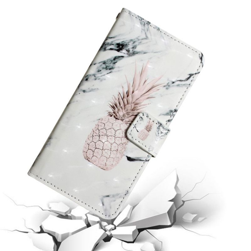 Flip Cover Samsung Galaxy S22 Plus 5G Lys Ananas