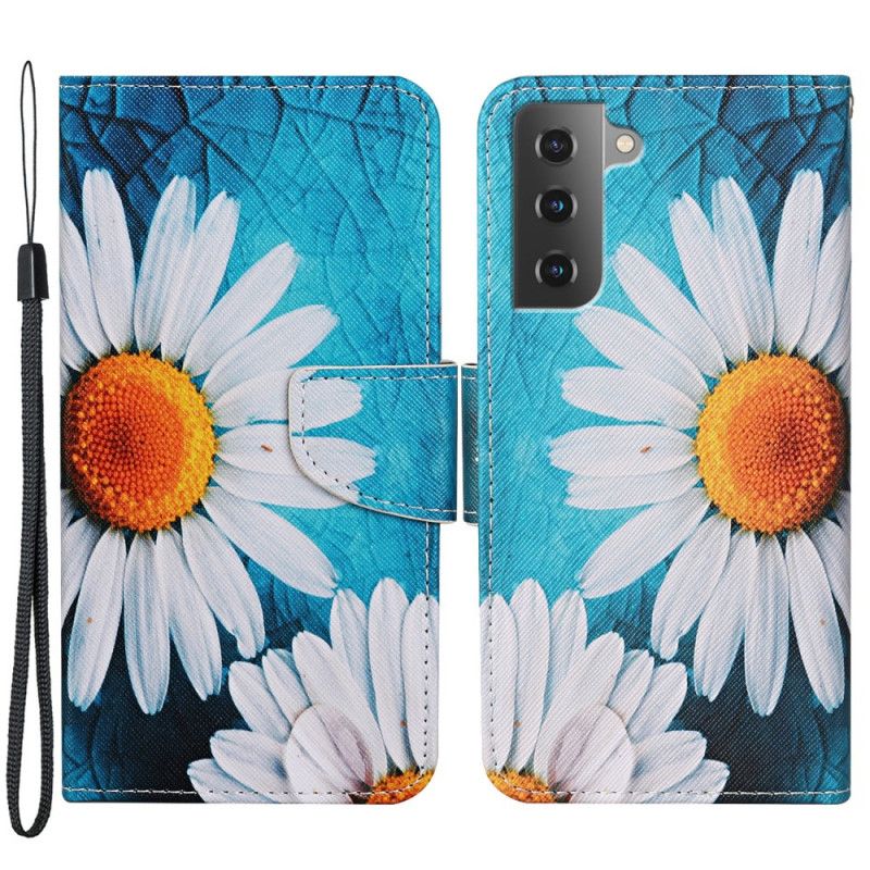 Flip Cover Samsung Galaxy S22 Plus 5G Med Snor Thong Tusindfryd