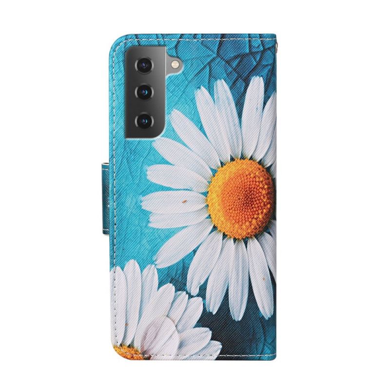 Flip Cover Samsung Galaxy S22 Plus 5G Med Snor Thong Tusindfryd