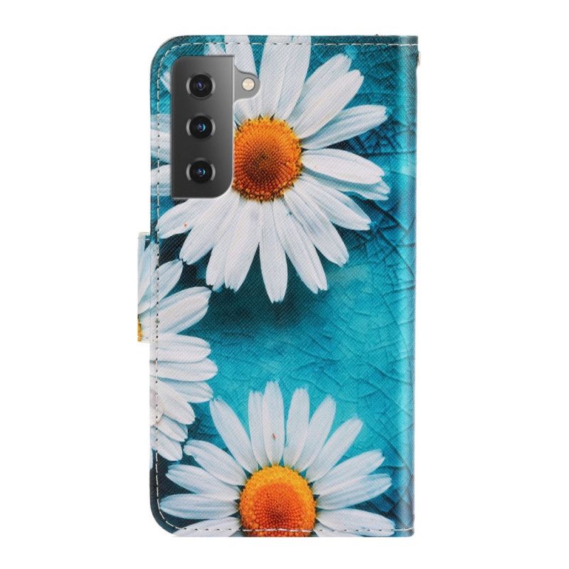 Flip Cover Samsung Galaxy S22 Plus 5G Med Snor Thong Tusindfryd