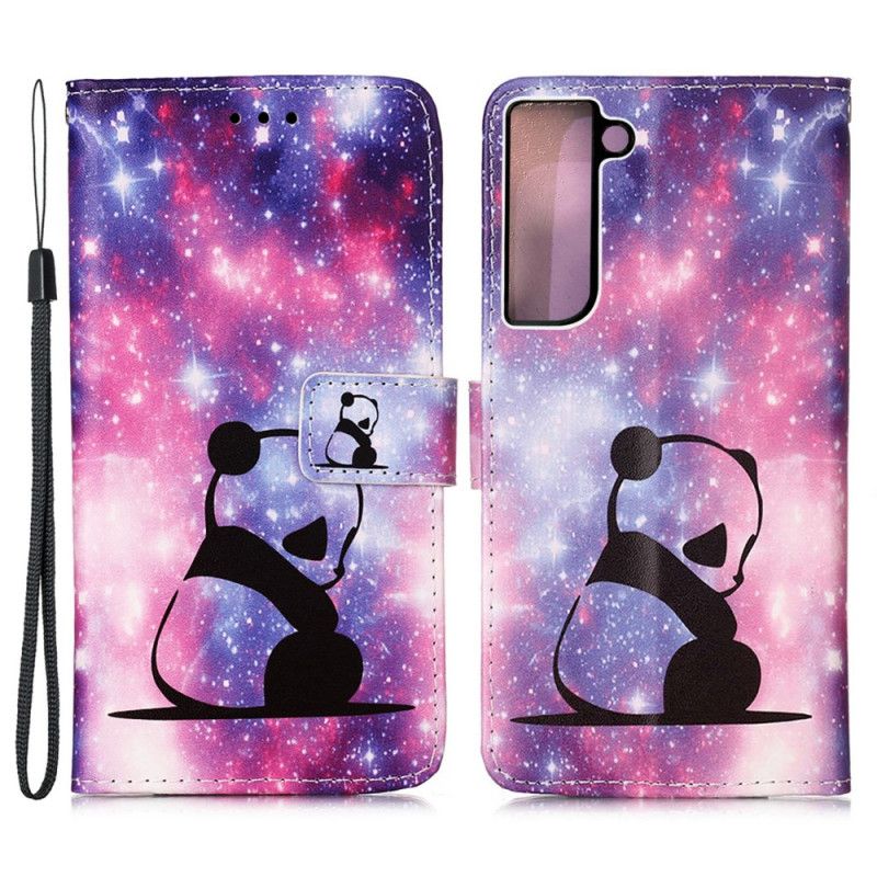 Flip Cover Samsung Galaxy S22 Plus 5G Panda Galaxy