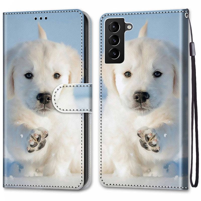 Flip Cover Samsung Galaxy S22 Plus 5G Sød Hund