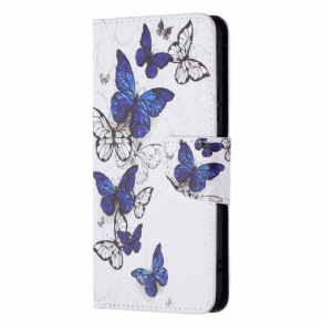 Flip Cover Samsung Galaxy S22 Plus 5G Sommerfuglekonger