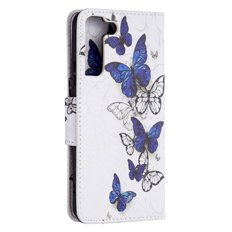 Flip Cover Samsung Galaxy S22 Plus 5G Sommerfuglekonger