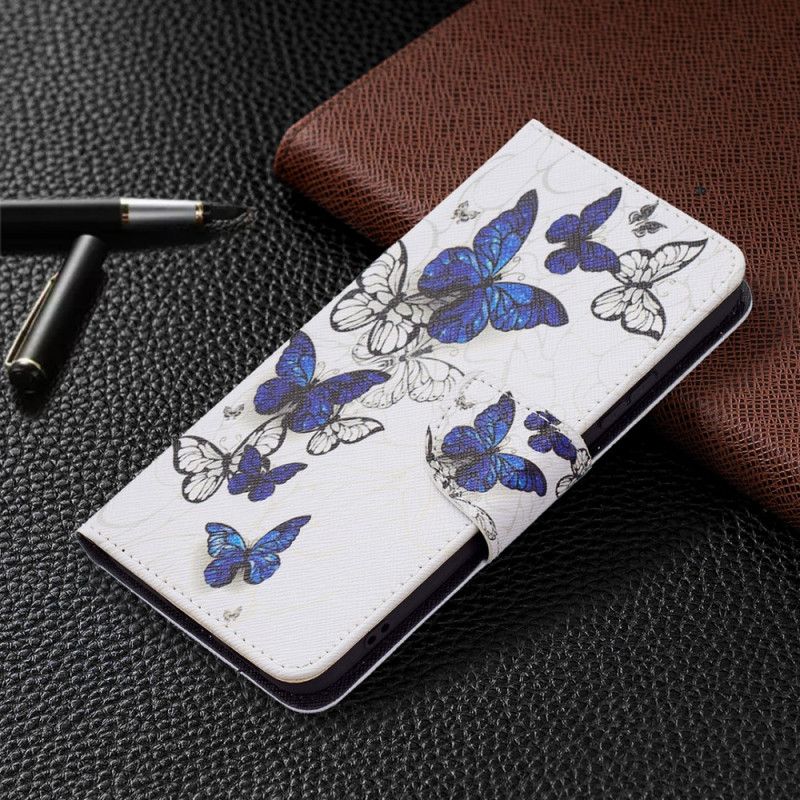 Flip Cover Samsung Galaxy S22 Plus 5G Sommerfuglekonger