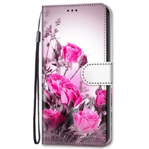 Flip Cover Samsung Galaxy S22 Plus 5G Trylleblomster