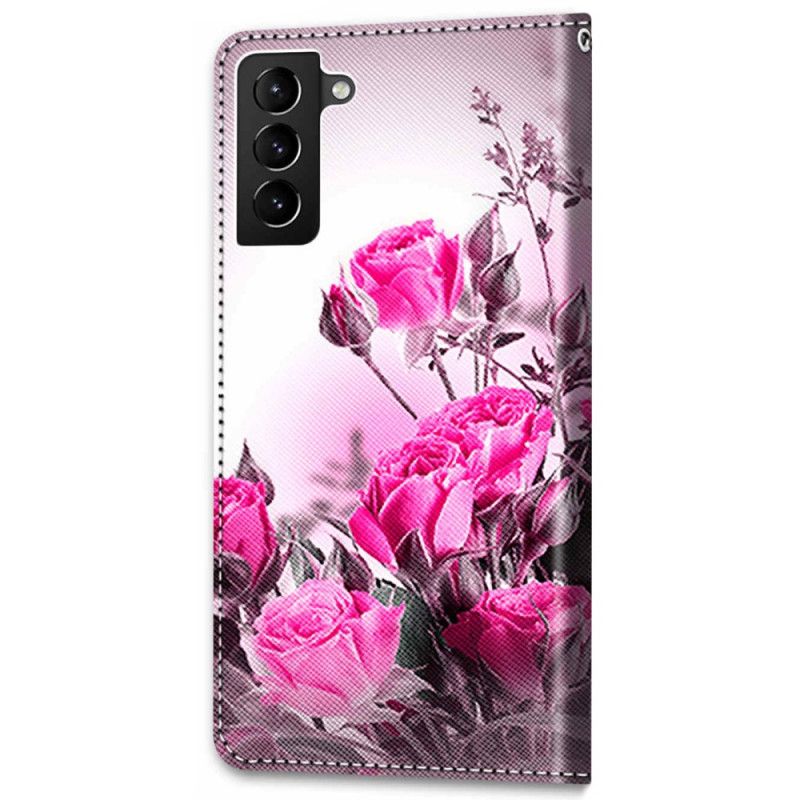 Flip Cover Samsung Galaxy S22 Plus 5G Trylleblomster