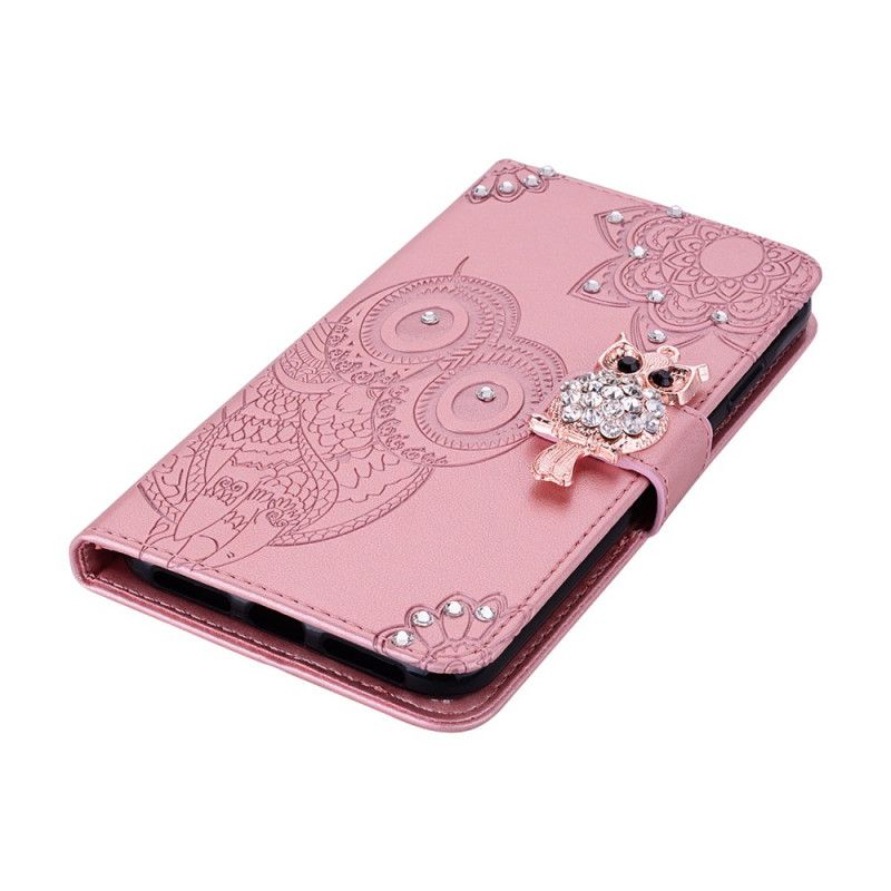 Flip Cover Samsung Galaxy S22 Plus 5G Ugle Mandala Og Charm