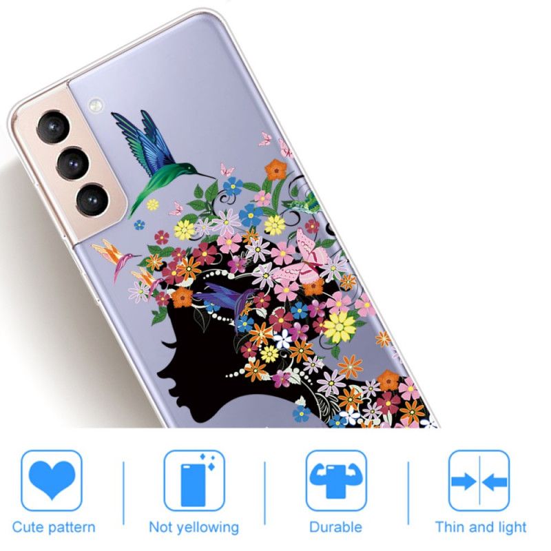 Mobilcover Samsung Galaxy S22 Plus 5G Smukt Blomsterhoved