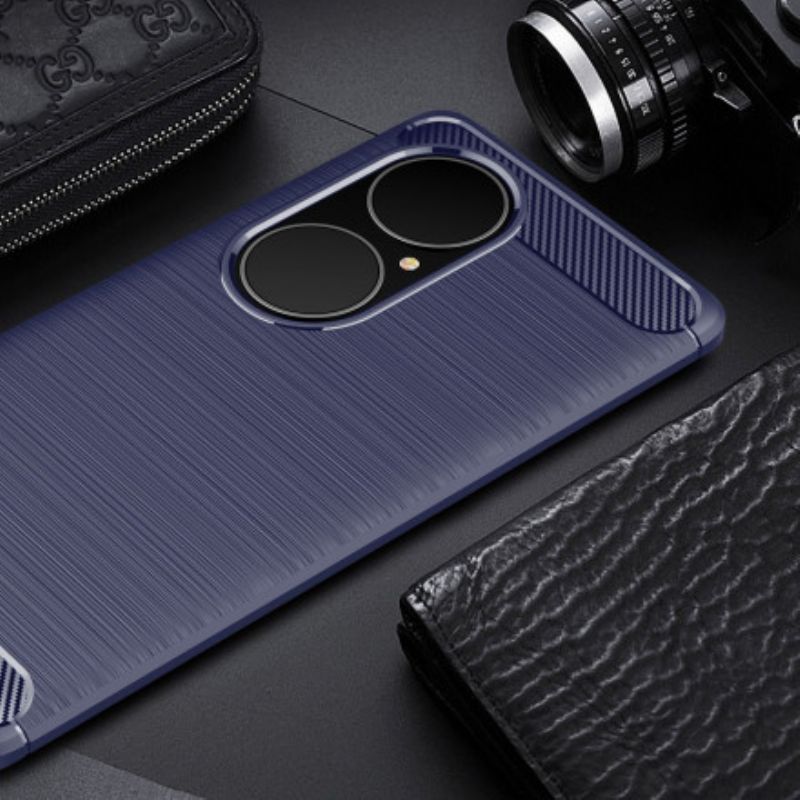 Cover Huawei P50 Pro Børstet Kulfiber