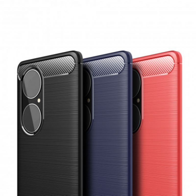 Cover Huawei P50 Pro Børstet Kulfiber