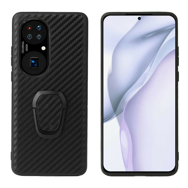 Cover Huawei P50 Pro Carbon Fiber Ring-support