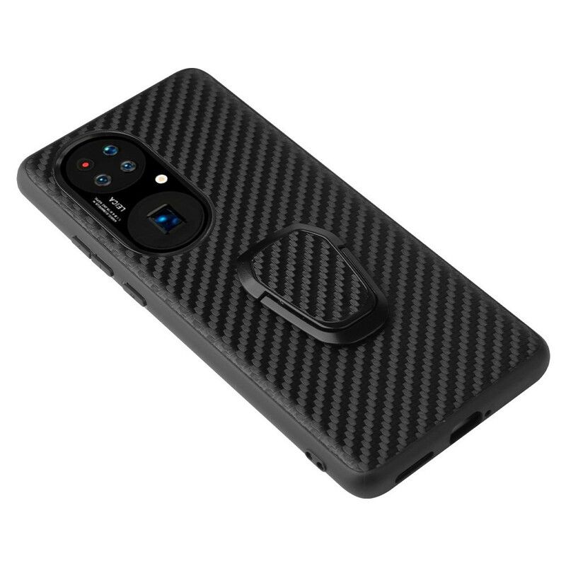 Cover Huawei P50 Pro Carbon Fiber Ring-support