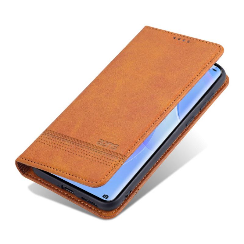 Cover Huawei P50 Pro Flip Cover Azns Læderstil