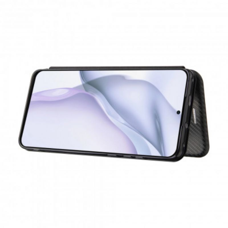 Cover Huawei P50 Pro Flip Cover Kulfiber