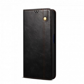 Cover Huawei P50 Pro Flip Cover Voksbehandlet Kunstlæder